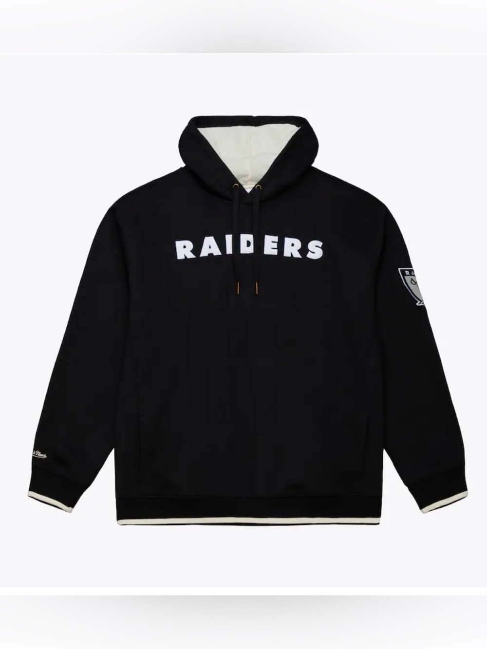 Mitchell & Ness Oakland Raiders Black Team Legacy Fleece Hoodie Men’s Size XL